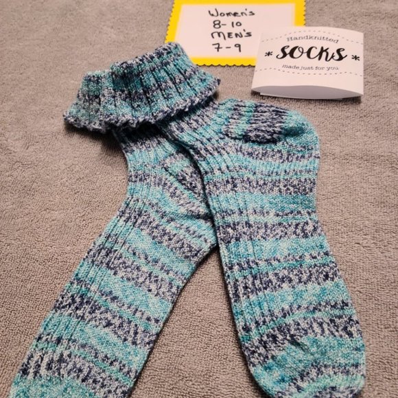 Hand knitted socks: assorted sizes: children, adults and large feet socks - Picture 3 of 16
